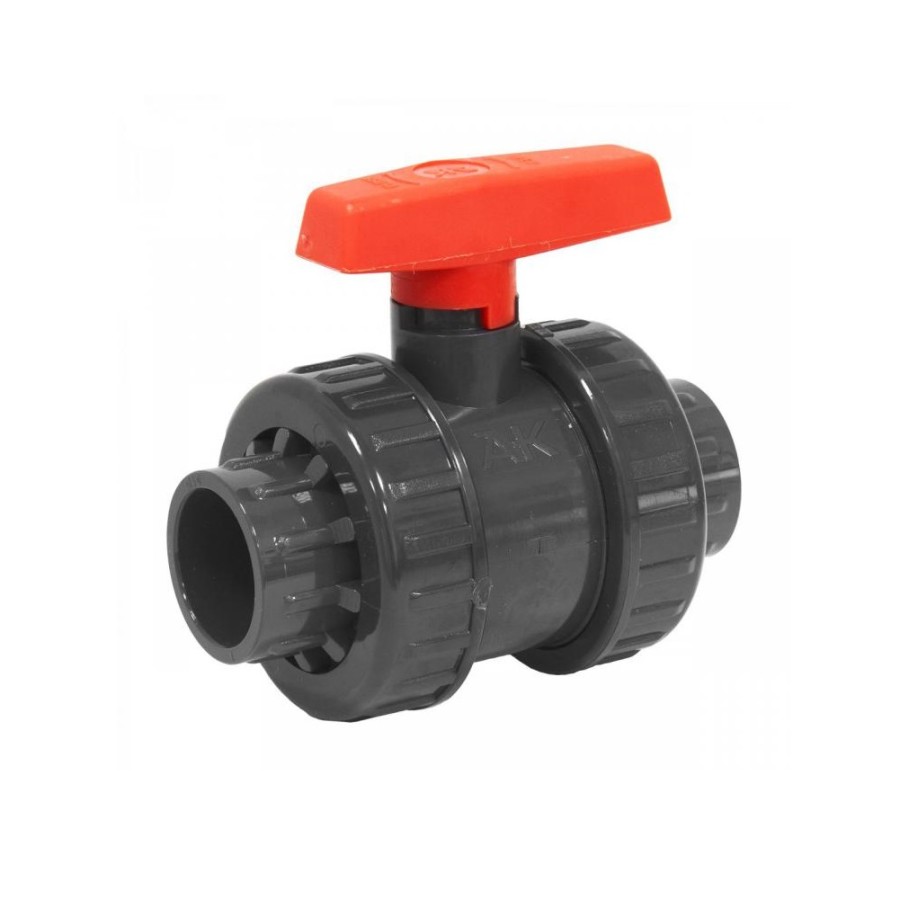 Valvula de esfera PVC para roscar 3/4" Valvula de esfera PVC para roscar 3/4"