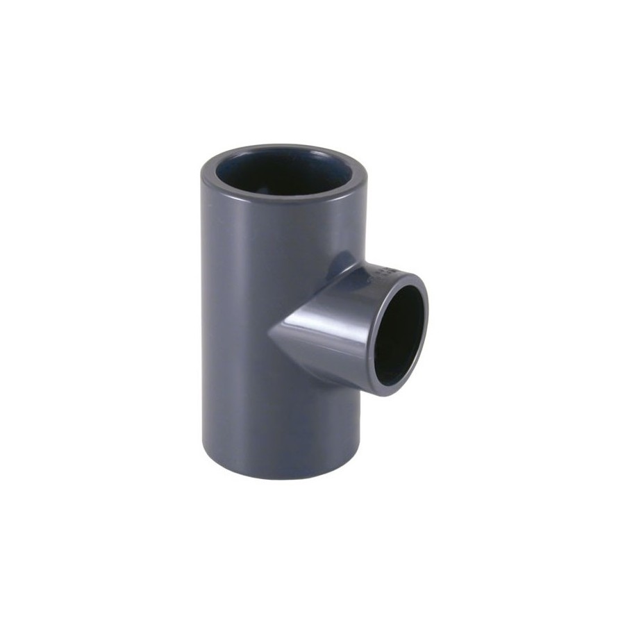Te reducida 90º PVC encolar D-200/140 mm. PN-16 Te reducida 90º PVC encolar D-200/140 mm. PN-16