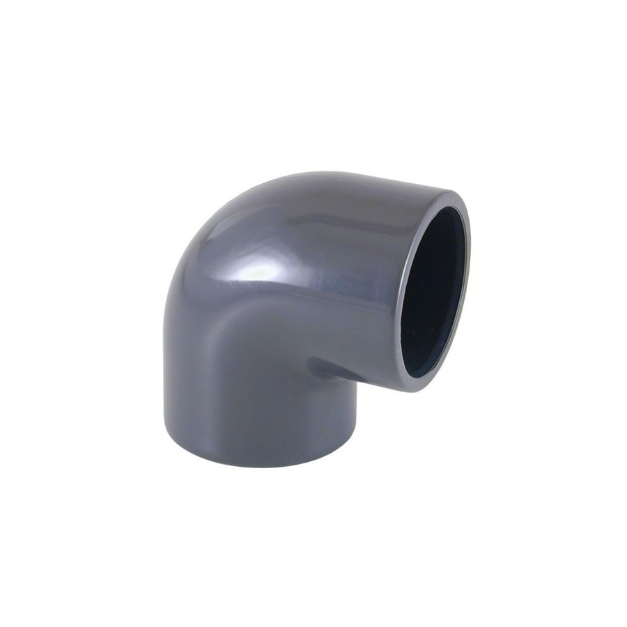 Codo 90º PVC encolar D-40 mm. PN-16 Codo 90º PVC encolar D-40 mm. PN-16