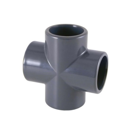 Cruz 90º PVC encolar D-125 mm. PN-16