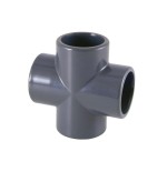 Cruz 90º PVC encolar D-125 mm. PN-16