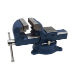 Tornillo de banco paralelo giratorio Ega Master 4" con mordazas para tubo codigo 57624
