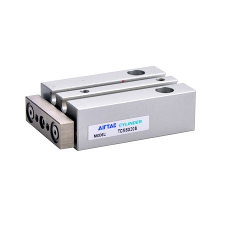 Cilindro neumatico guiado Airtac serie TCM diametro 32 mm. carrera 25 mm. DM codigo TCM32X25SG