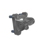 Horquilla hembra trasera Airtac ISO D-100 MP2 acero codigo F-SE100CB