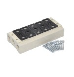 Placa base 2 elementos Airtac serie serie 100 diametro rosca mm. carrera 1/8" mm. G codigo 100M2FG