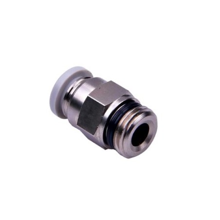 Racor union recto macho cilindrico-tubo Airtac D-10 3/8"G gris codigo GPC1003