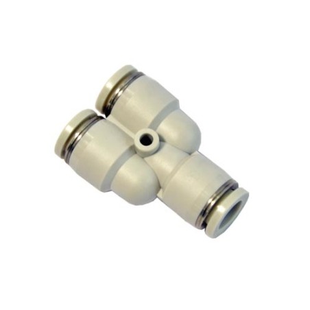 Racor union en Y tubo-tubo-tubo Airtac D-12  gris codigo GPY12