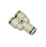 Racor union en Y tubo-tubo-tubo Airtac D-12  gris codigo GPY12