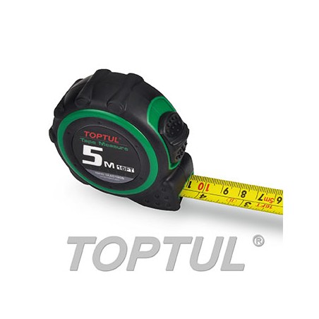 Flexometro carcasa ABS Toptul 8 mts. IAAC1908
