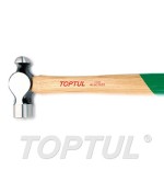 Martillo de bola con mango de madera Toptul 300 mm. 275 gr. HAAC0830