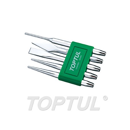 Juego de 5 piezas botadores cinceles Toptul granetes GAAV0501