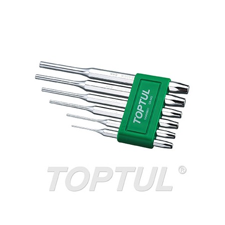 Juego de 6 piezas botadores Toptul cilindricos GAAV0601