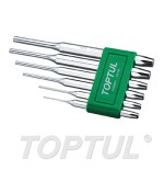 Juego de 6 piezas botadores Toptul cilindricos GAAV0601