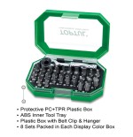 Juego puntas hexagonales con carraca mini 1/4'' Toptul 35 pz. GACW3503