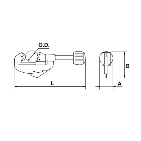 Cortatubos classic Ega Master 32 mm. para cobre codigo 63170