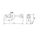 Cortatubos classic Ega Master 32 mm. para cobre codigo 63170