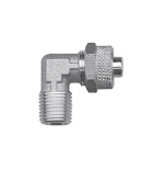 Codo macho conico fijo laton niquelado D-8 1/8"