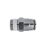 Racor neumatico laton niquelado EMC 08-04