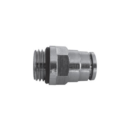 Racor neumatico laton niquelado EMC 06-G03