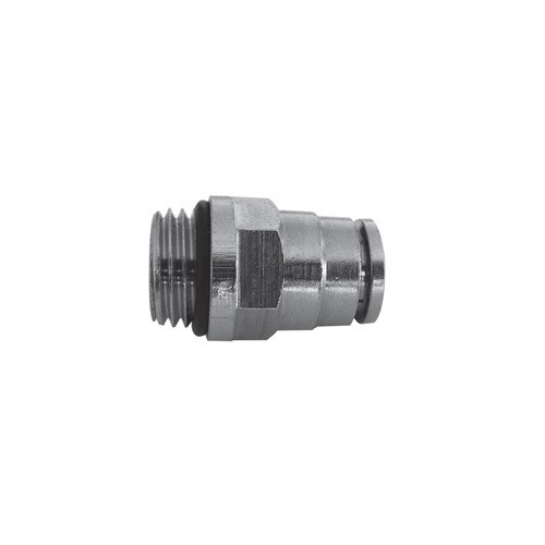 Racor neumatico laton niquelado EMC 06-G04