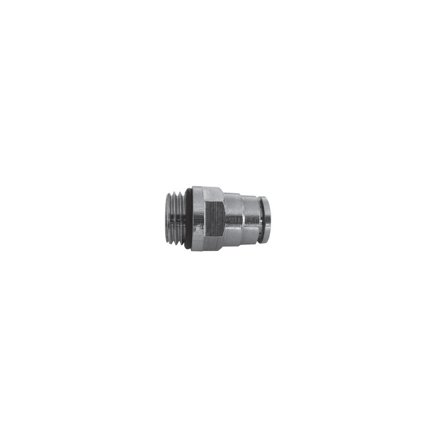 Racor neumatico laton niquelado EMC 10-G04
