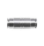 Racor neumatico laton niquelado EMU 04