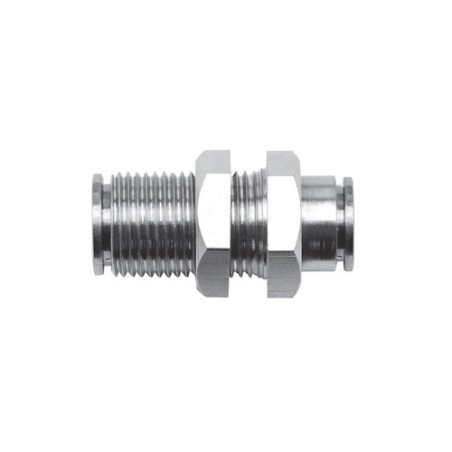 Racor neumatico laton niquelado EMM 12