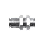 Racor neumatico laton niquelado EMM 12