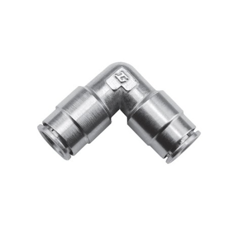 Racor neumatico laton niquelado EMV 08