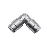 Racor neumatico laton niquelado EMV 08