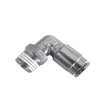 Racor neumatico laton niquelado EML 04-01