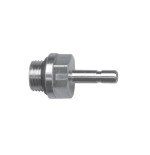 Racor neumatico laton niquelado GCJ 14-04