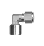Codo hembra con bicono laton niquelado D-6 1/8"