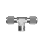 Te macho central con bicono laton niquelado D-18 1/2"