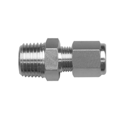 Machon cilindrico con bicono laton niquelado D-8 3/8"
