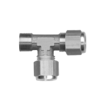 Te macho lateral con bicono laton niquelado D-6 1/8"