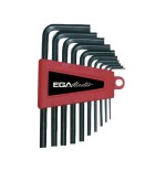 Juego de llaves hexagonales Ega Master 10 ud. 1/16"-3/8" codigo 61516