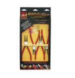Juego de alicates circlips Ega Master 9" 4 ud. codigo 62209