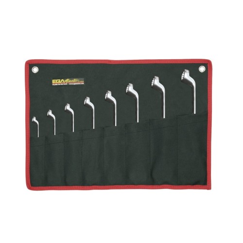 Juego de llaves acodadas 8 ud. Ega Master 6-7/20-22 mm. cromado aerospacial codigo 68464