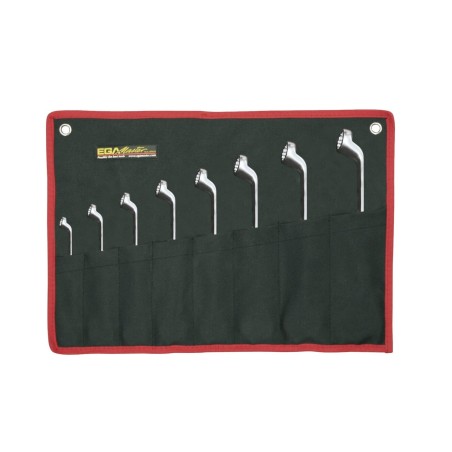 Juego de llaves acodadas 8 ud. Ega Master 6-7/20-22 mm. cromado aerospacial codigo 68464