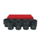 Juego de vaso de impacto 1" Ega Master 9 ud. 24-50 mm. codigo 61273