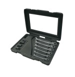 Juego de llaves combinadas de carraca articuladas Mastergear Ega Master 8-19 mm. 6 ud. codigo 68526