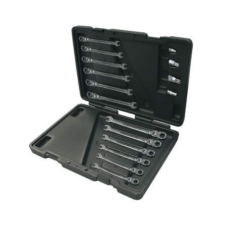 Juego de llaves combinadas de carraca articuladas Mastergear Ega Master 8-19 mm. 12 ud. codigo 68528