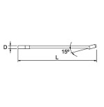 Llave combinada Ega Master 1/2" cromado pulido espejo codigo 60344