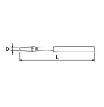 Llave ajustable moleta lateral Ega Master 10" Titacrom® comfort codigo 61062