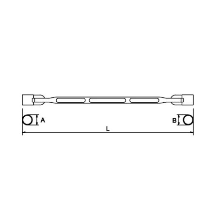 Llave de vaso 10-11 mm. Ega Master doble articulacion 12 cantos codigo 61302