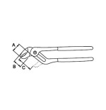 Tenaza pico de loro con mango Ega Master 10" Titacrom® codigo 62106
