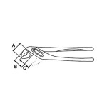 Tenaza de canal Ega Master 10" Titacrom® codigo 62291