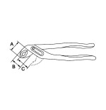 Tenaza pico loro Ega Master 12" automatica codigo 62413