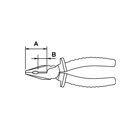 Alicate universal Ega Master 210 mm. Mastercut Titacrom® Bimat codigo 62479